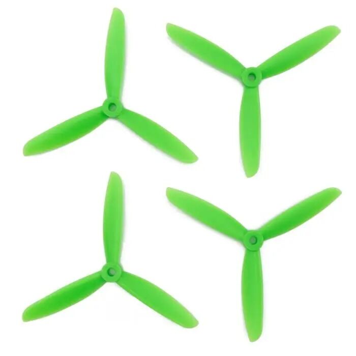 Gemfan 5x4.5x3 ABS Propeller - 3 Blade (Set of 4 - Green)