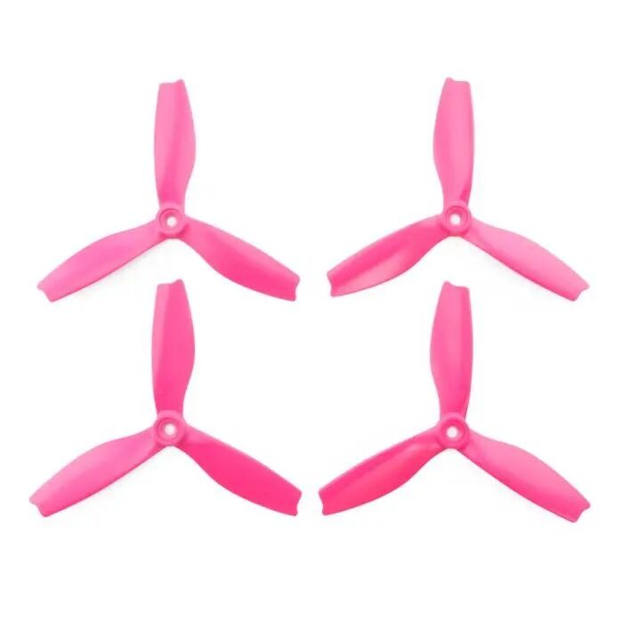 HQProp DPS 5x4x3 PC Propeller - 3 Blade (Set of 4 - Pink PC)