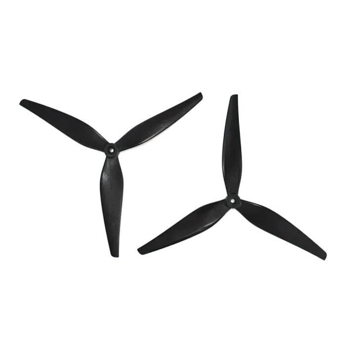 HQProp MacroQuad 10x5.5x3 3-Blade Propeller (Set of 2) - Black