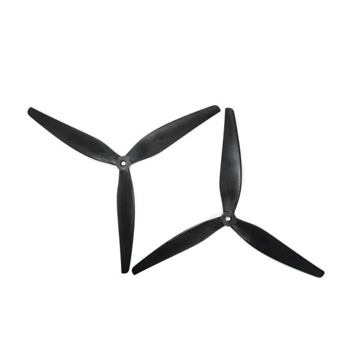 HQProp X-Class 13x12x3 V2 3-Blade Propeller (Set of 2) - Black