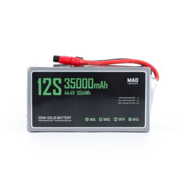MAD 12S 35Ah Drone Solid State Lithium-ion Battery