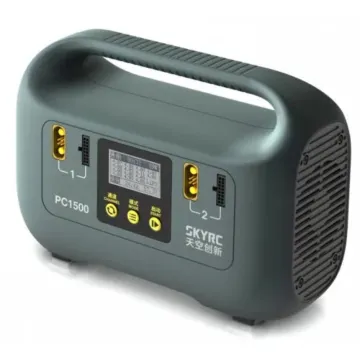 SKYRC PC1500 Battery Charger - 25A 12/14S 1500W Fast AC CAN LiPo/LiHV LCD Portable Power Station for RC Drones Outdoor Camping