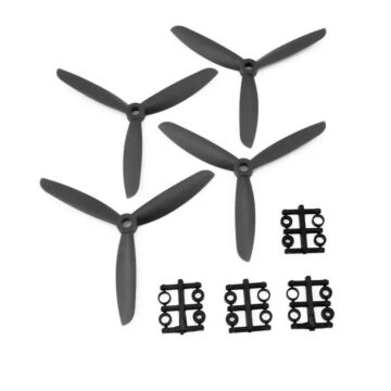 Gemfan 5x4.5 ABS Propeller - 3 Blade (Set of 4 - Black)