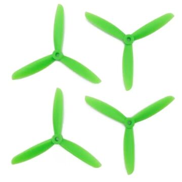 Gemfan 5x4.5x3 ABS Propeller - 3 Blade (Set of 4 - Green)