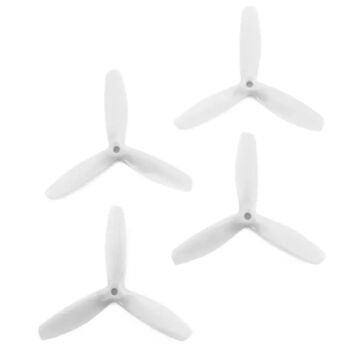 Gemfan 5x5 - Bullnose 3 Blade Propeller - Nylon Glass Fiber (Set of 4 - White)