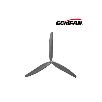 Gemfan 1510-3 Glass Fiber Nylon Tri-Blade Cinelifter and Macro Quad Propellers (1CW+1CCW)