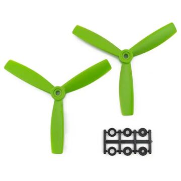 HQProp 5x4.5x3G CCW Propeller - 3 Blade (2 Pack - Green Nylon Glass Fiber)