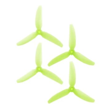 HQProp DP 5x4.3x3 PC V1S Green Propeller - 3 Blade (2CW+2CCW_Bag)