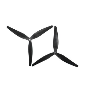 HQProp X-Class 13x12x3 V2 3-Blade Propeller (Set of 2) - Black